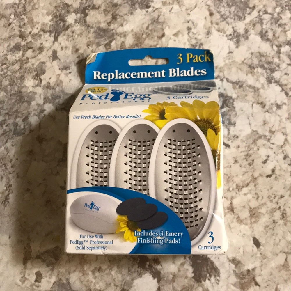 Unopened PedEgg replacement blades